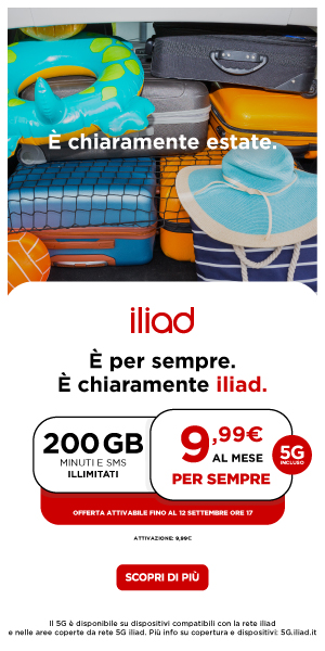 ILIAD offerta 200gb
