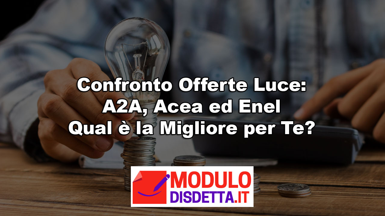 Comparazione offerte energia