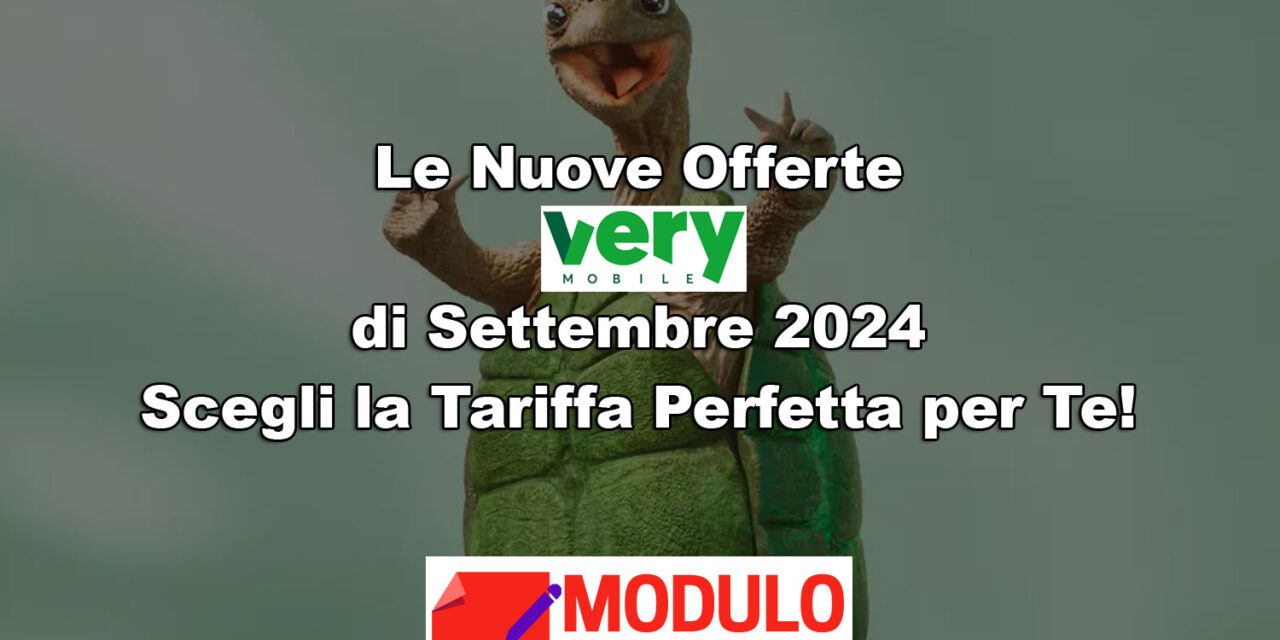 Le Nuove Offerte Very Mobile di Settembre 2024